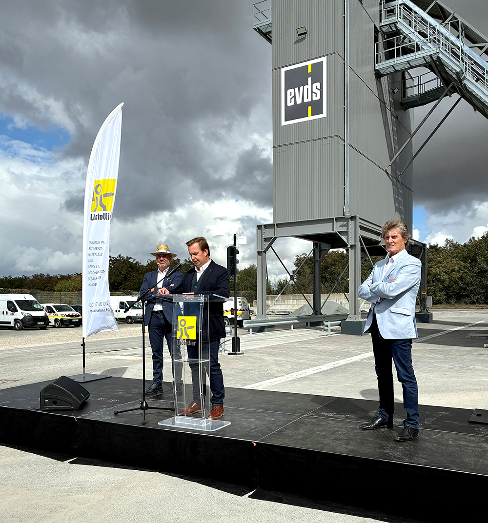 La nouvelle centrale d'enrobés EVDS